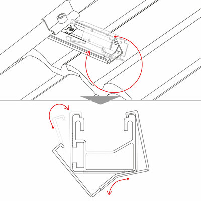 K2 Systems BlackCover SingleRail 36 2003523