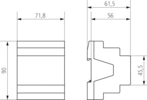 Theben Schalt-/Jalousieaktor 8-/4-fach, o.Erweit. RM 8 T KNX