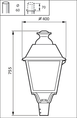 Philips Lighting LED-Mastleuchte 830 BDP651 LW #88102300