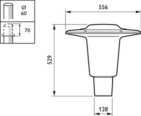 Philips Lighting LED-Mastleuchte 740 BDS490 LED #20188000