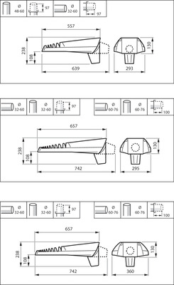 Philips Lighting LED-Mastleuchte 740, DALI BGP702 LED #18195300