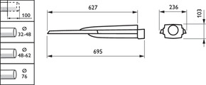 Philips Lighting LED-Mastleuchte 740 BGP760 LED #18218900