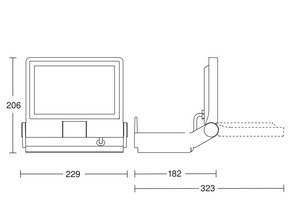 Steinel LED-Strahler ohne Sensor 3000 K XLED PRO ONE 3000K