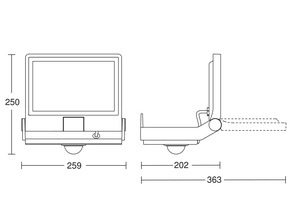 Steinel Sensor-LED-Strahler 3000 K XLED PRO ONE Plus S