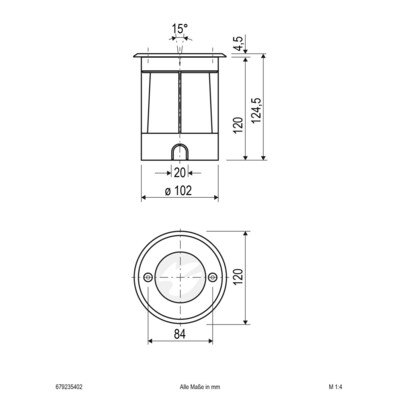 EVN Lichttechnik LED-Bodeneinbauleuchte IP67 679235402