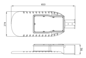 Ledvance LED-Mastleuchte 830 ECOAREASPD 150W 830