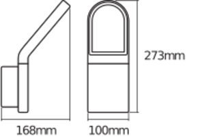 Ledvance LED-Wandleuchte ENDURASTYLEWall12WDG