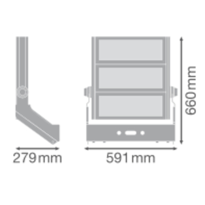 Ledvance LED-Scheinwerfer 757, asym. FLMAXLUM900W757ASYM