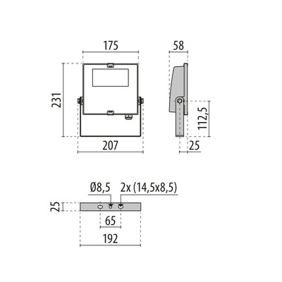 Performance in Light LED-Scheinwerfer 3000K 306509