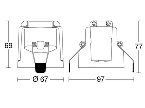 Steinel Deckeneinbau-Adapter 3000er Serie 079543