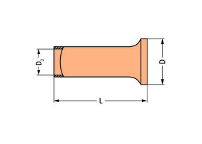 WAGO GmbH & Co. KG Aderendhülse für 10 mm² 216-109