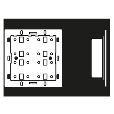 Jung KNX Tastsensor-Modul 2-fach ch Universal 42921 ST