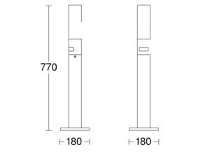 Steinel Sensor-LED-Außenleuchte anthrazit GL 65 S 3000K