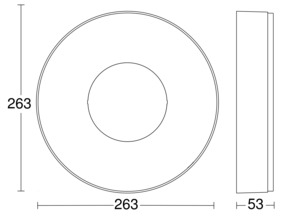 Steinel Sensor-LED-Innenleuchte RS 200 SC ANT 3000K