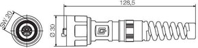 Weidmüller Steckverbinder RJ45 schwarz IEPSV01PRJ45FHBP