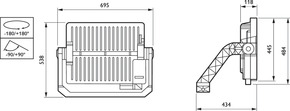 Philips Lighting LED-Scheinwerfer 730, DALI BVP5181650 #55322400