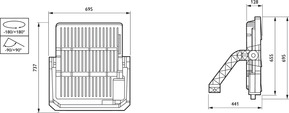 Philips Lighting LED-Scheinwerfer 730, DALI BVP5282470 #55331600