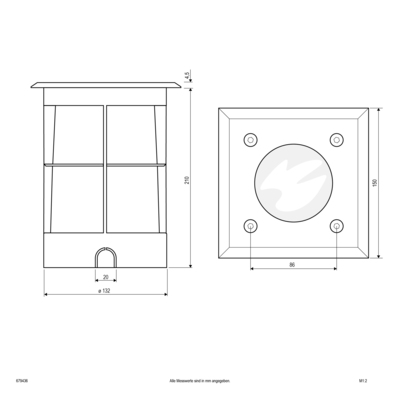 EVN Lichttechnik LED-Bodeneinbauleuchte IP67 679436