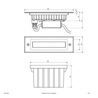 EVN Lichttechnik LED-Bodeneinbauleuchte IP67 BL67100502