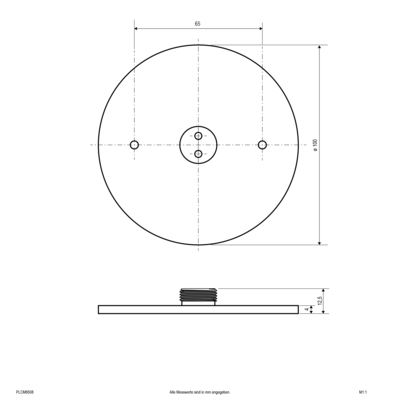 EVN Lichttechnik Montagefuß PLCM6508