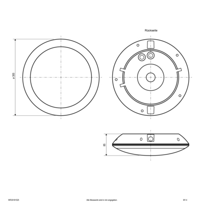 EVN Lichttechnik LED-Anbauleuchte IP66 WR30181525