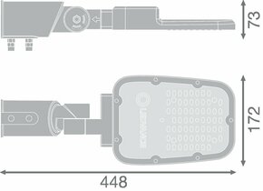 Ledvance LED-Straßenleuchte 727 SLAREASPDSMV30W727