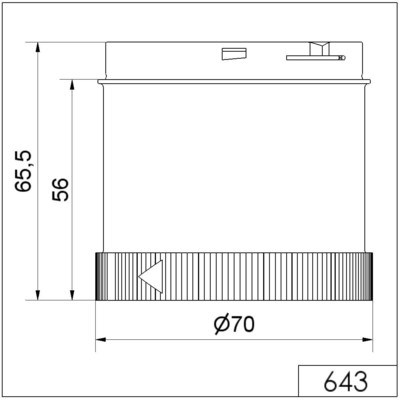 Werma Blitzlichtelement 230V AC rt 64310068