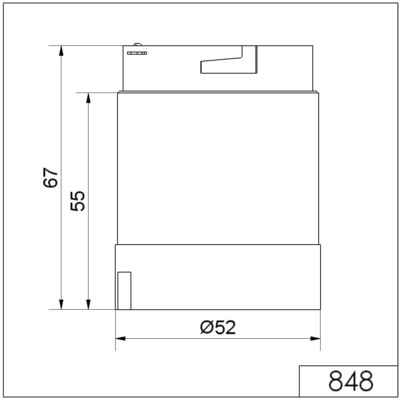 Werma LED-Dauerlichtelement 24V AC/DC gn 84820055