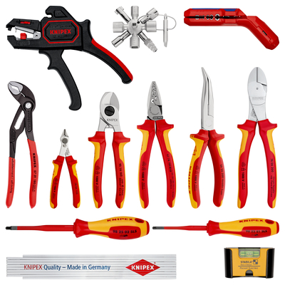 Knipex-Werk Erweiterungs-Set Elektro 13-teilig 00 20 90 V02