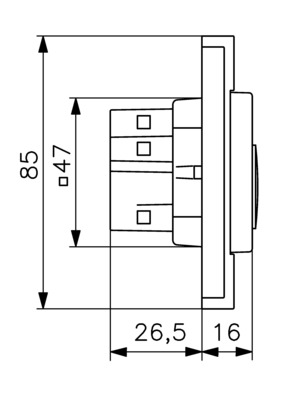 Alre-it Raumhygrostat UP 35...85Prz. r.H. FHY 101.060#00