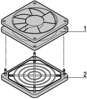 Schroff Ventilator Bausatz 230V 20713243
