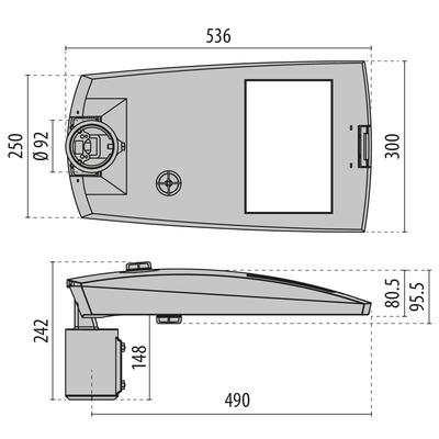 Performance in Light LED-Mastleuchte 4000K 3118632