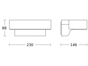 Steinel Sensor-LED-Außenleuchte L 800 SC silber