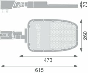 Ledvance LED-Mastan-/aufsatzleuchte 727, Z48-60 SLAREA#4099854079887