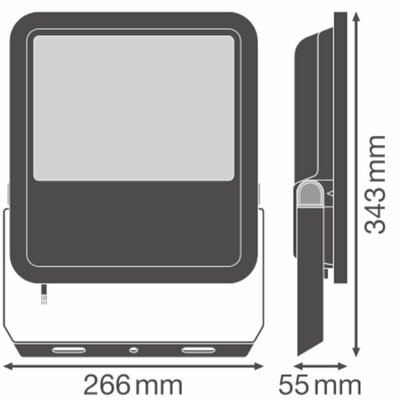 Ledvance LED-Fluter 830, schwarz FL150P100W15KLM830.b