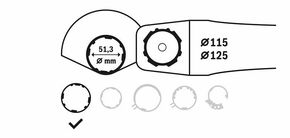 Bosch Power Tools Schutzhaube ohne Deckblech 1605510364