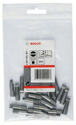 Bosch Power Tools Schrauberbit S 1,2x6,5,25mm,VE25 2607001467