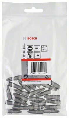 Bosch Power Tools Schrauberbit PH 2,25mm,VE25 2607001513