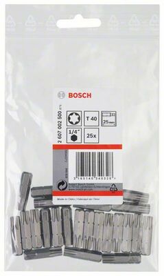 Bosch Power Tools Schrauberbit T40,25mm,VE25 2607002500