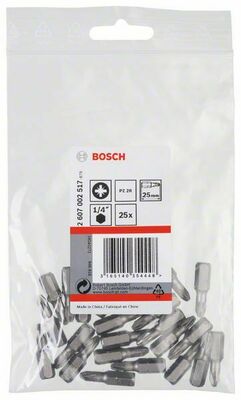 Bosch Power Tools Schrauberbit PZ2R 25mm,VE25 2607002517