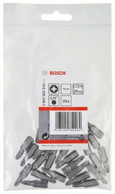 Bosch Power Tools Schrauberbit PH2R 25mm,VE25 2607002519