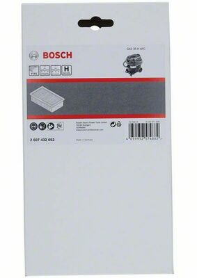 Bosch Power Tools Flach Plisseefilter GAS35H AFC 2607432052