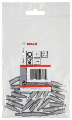 Bosch Power Tools Schrauberbit R2 25mm,VE25 2608521112