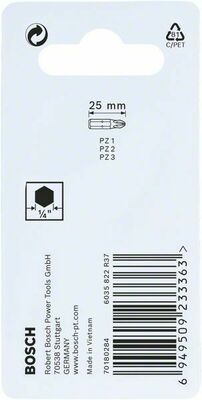 Bosch Power Tools Impact Control Bits PZ,VE3 2608522471