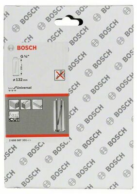 Bosch Power Tools DIA Bohrkrohne 1/2 trocken 132 mm 150 2608587331