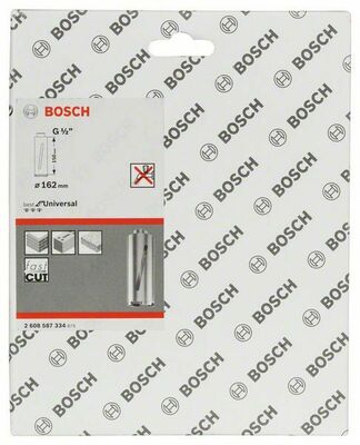 Bosch Power Tools DIA Bohrkrohne 1/2 trocken 162 mm 150 2608587334