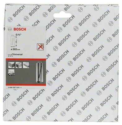 Bosch Power Tools DIA Bohrkrohne 1/2 trocken 202 mm 150 2608587335