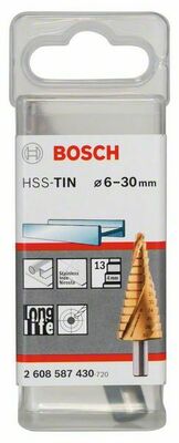 Bosch Power Tools Stufenbohrer HSS-TiN, 6 - 30mm 2608587430