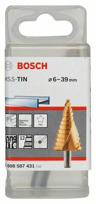 Bosch Power Tools Stufenbohrer HSS-TiN, 6- 39mm 2608587431