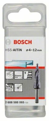 Bosch Power Tools Stufenbohrer HSS-AlTiN, 4 - 12mm 2608588065